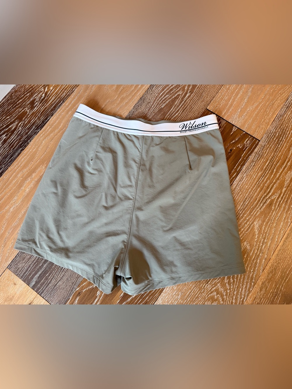 Wilson Pleated Tennis Skort Olive Green Sage NWT Medium Athletic Skirt - Picture 3 of 6